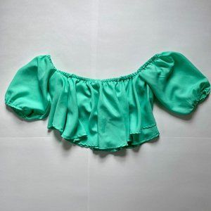 Teal / Turquoise / Aqua Crop Top